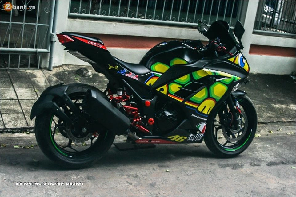 Kawasaki ninja 300 được refresh f5 hoàn hảo phong cách agv k3