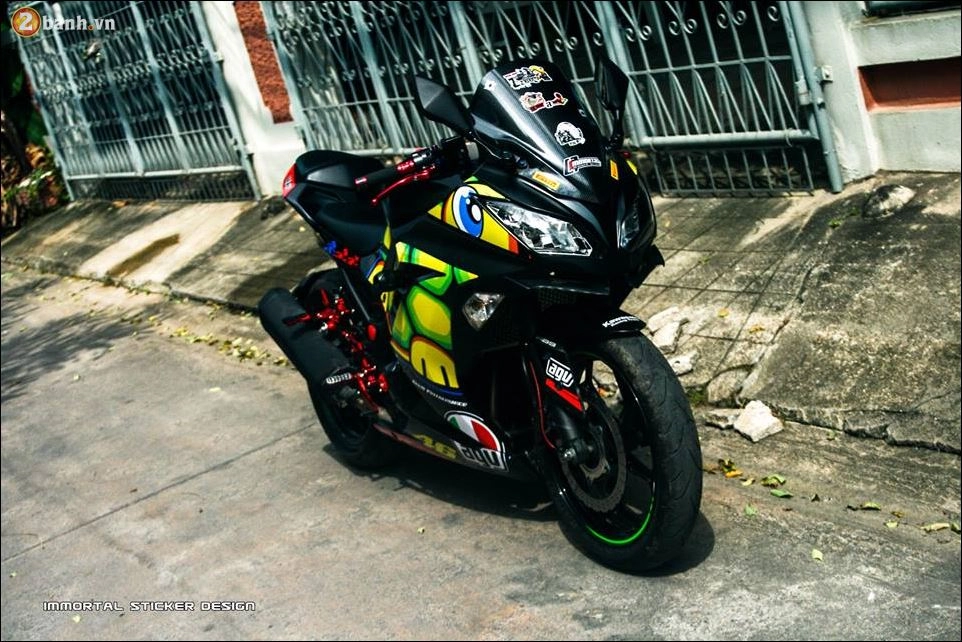 Kawasaki ninja 300 được refresh f5 hoàn hảo phong cách agv k3