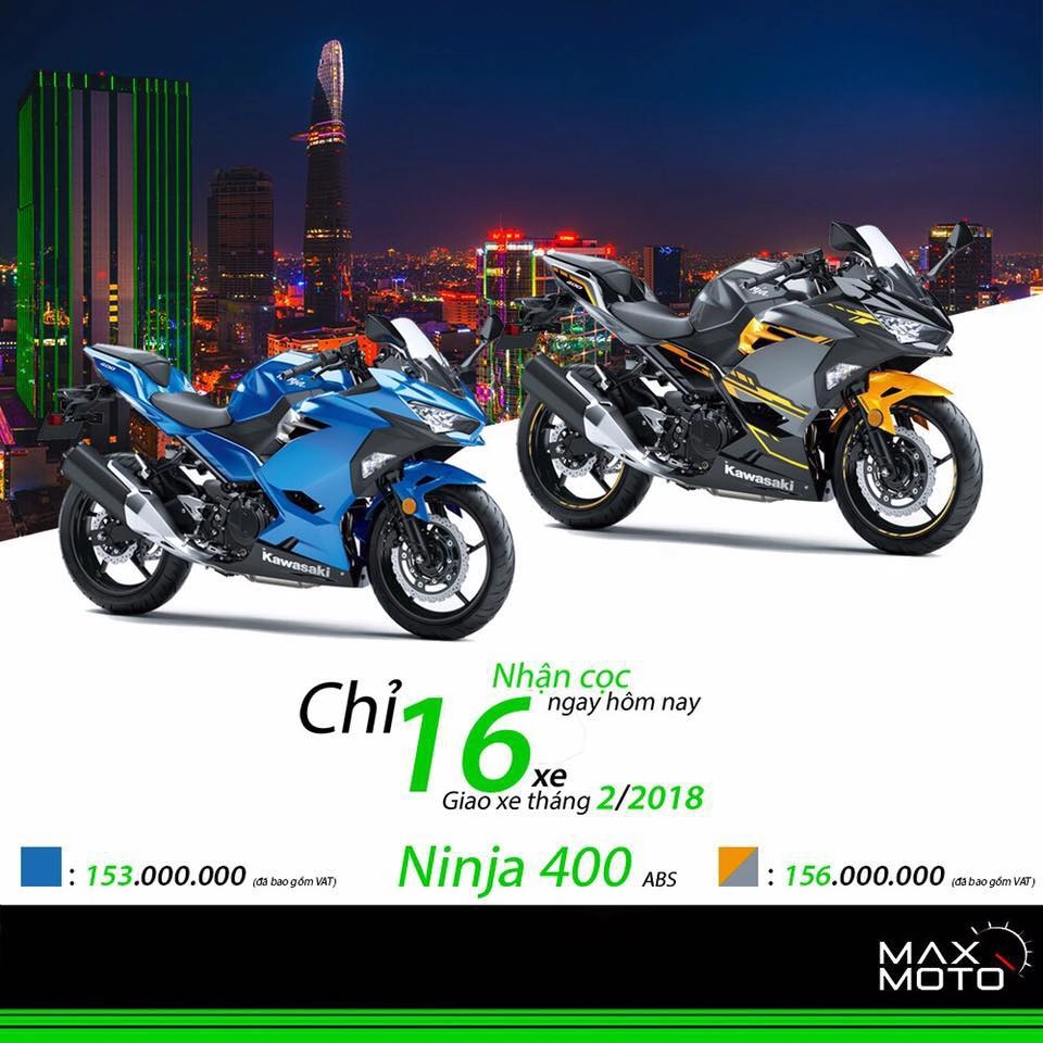  kawasaki ninja 400 abs một sản phẩm được mong đợi nhất năm 2018 