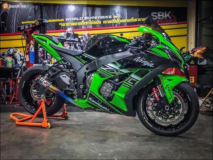 Kawasaki ninja zx-10r độ phá cách cùng dàn chân marchesini 2 line