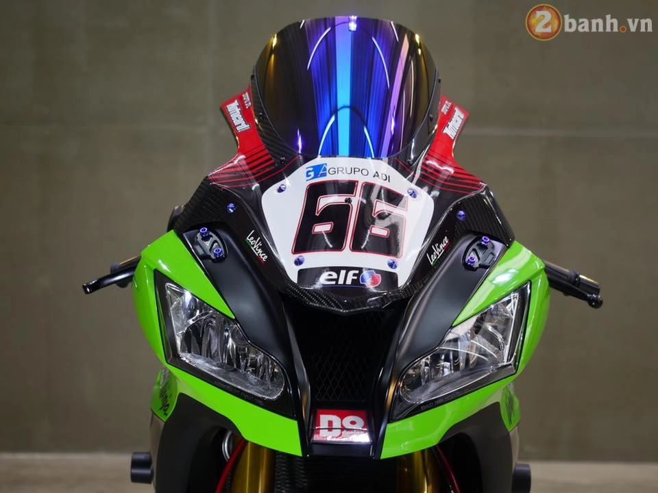 Kawasaki ninja zx-10r siêu chất trong bản độ đường đua wsbk