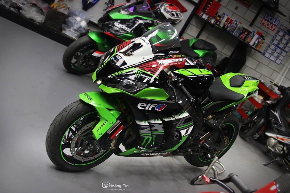 Kawasaki ninja zx-10r trong bản độ đường đua gây nghiện tại việt nam