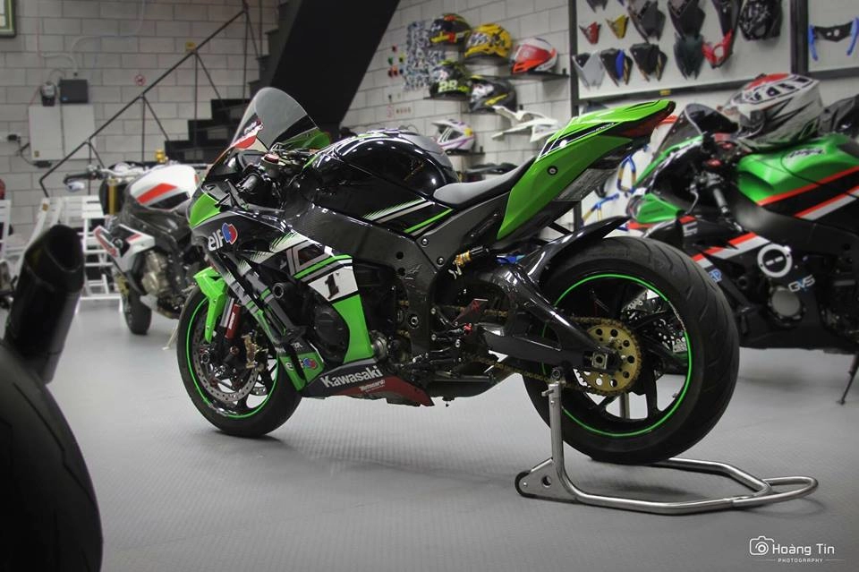 Kawasaki ninja zx-10r trong bản độ đường đua gây nghiện tại việt nam