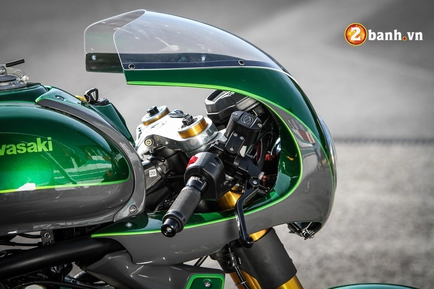 Kawasaki vulcan độ phong cách cafe race đường phố