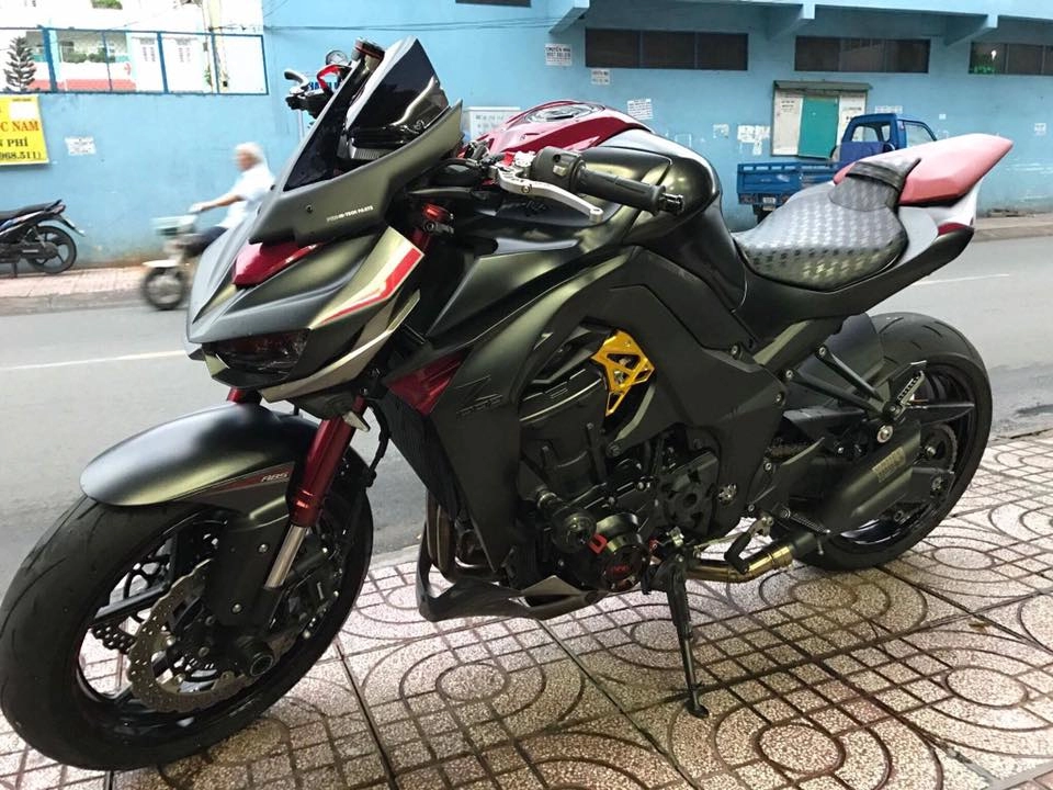 Kawasaki z1000 2016 độ nhẹ nhưng tạo ấn tượng mạnh