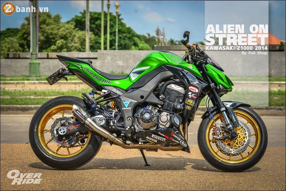 Kawasaki z1000 bản độ option khủng đến từ xứ chùa vàng