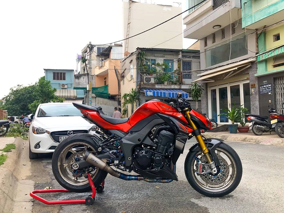 Kawasaki z1000 bản nâng cấp không hối thúc đẹp khó cưỡng trên đất việt