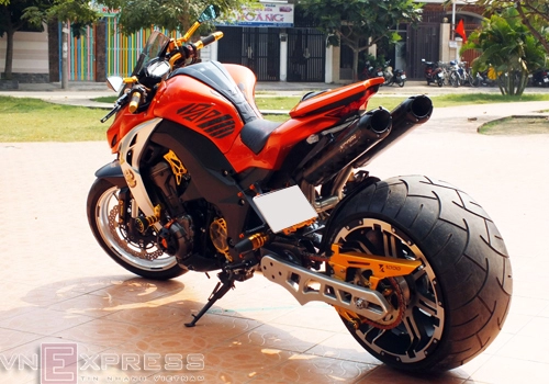  kawasaki z1000 độ bánh lớn hàng độc tại sài gòn 