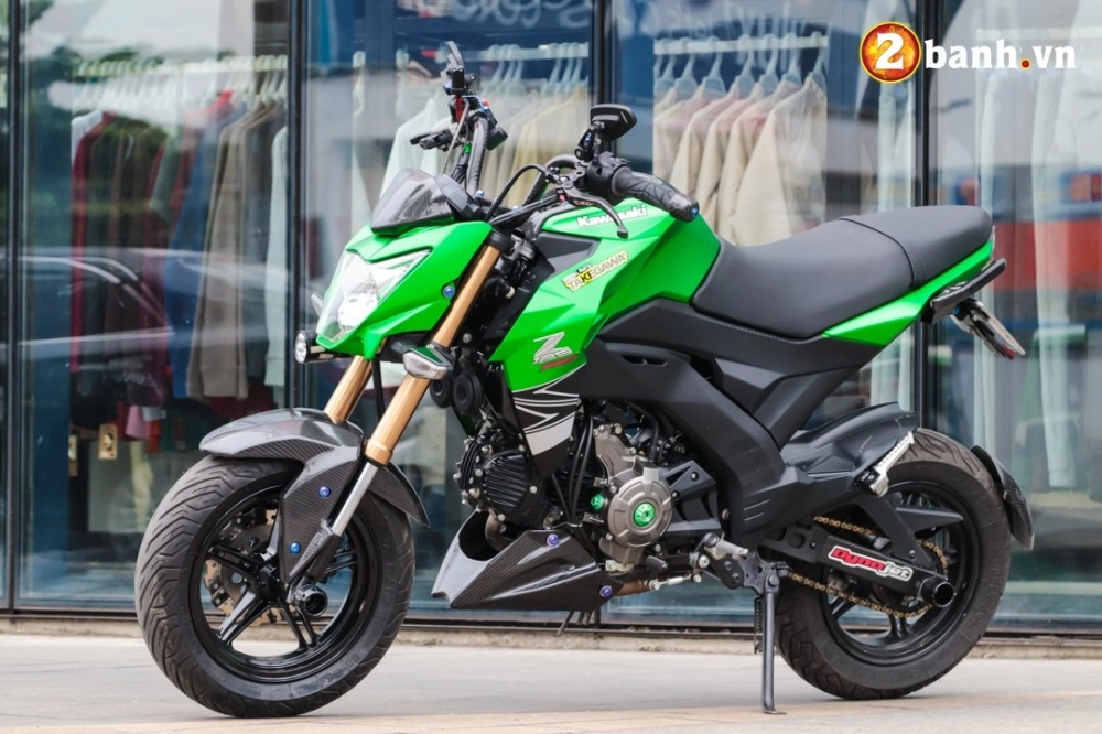 Kawasaki z125 độ từ trong ra ngoài đỉnh nhất đầu tiên tại việt nam