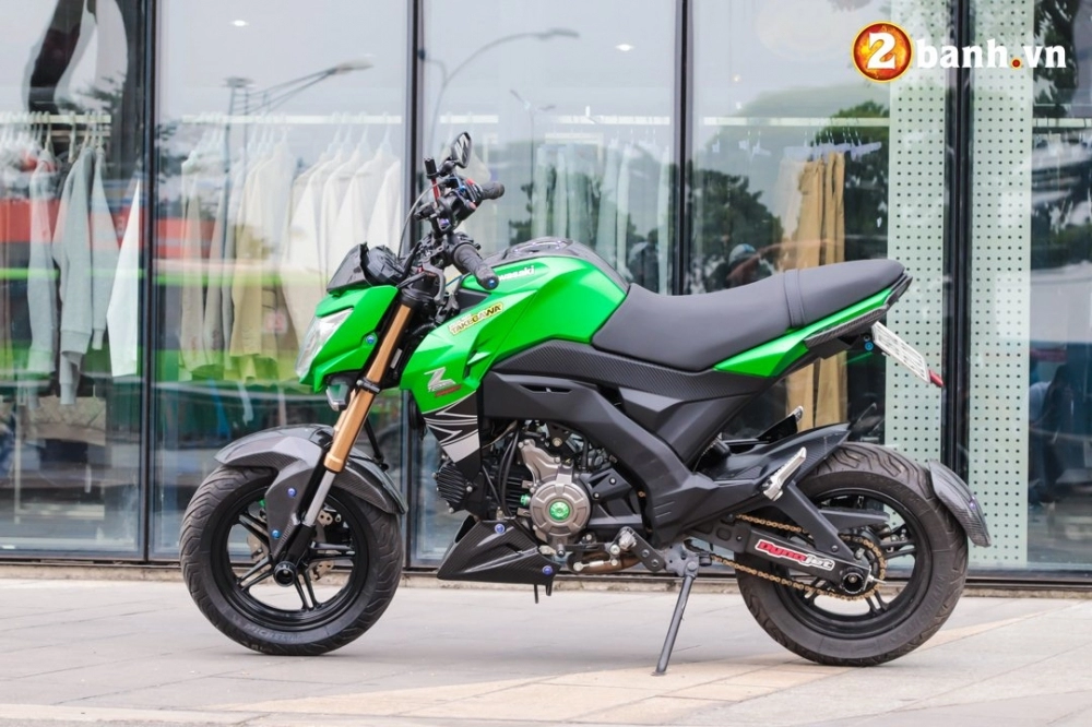 Kawasaki z125 độ từ trong ra ngoài đỉnh nhất đầu tiên tại việt nam