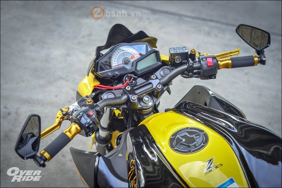 Kawasaki z300 độ nổi loạn cùng phong cách monster yellow