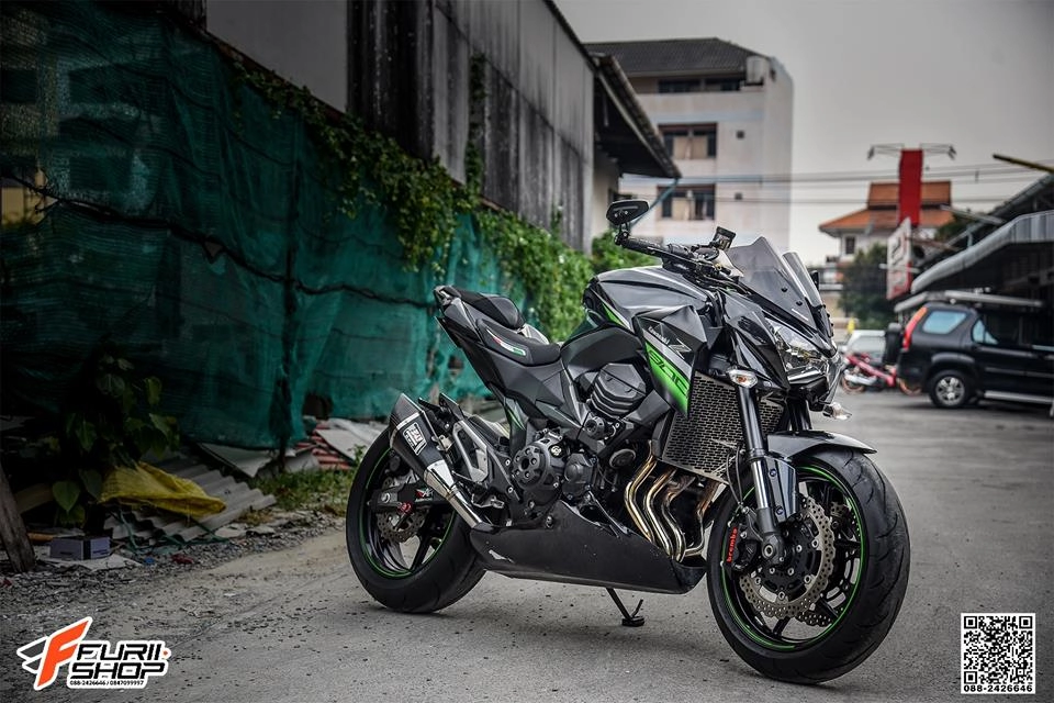 Kawasaki z800 bản nâng cấp đơn giản trên đất thái