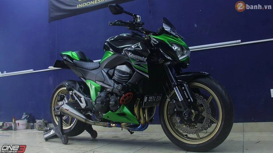 Kawasaki z800 độ chất hơn với một vài nâng cấp hàng hiệu