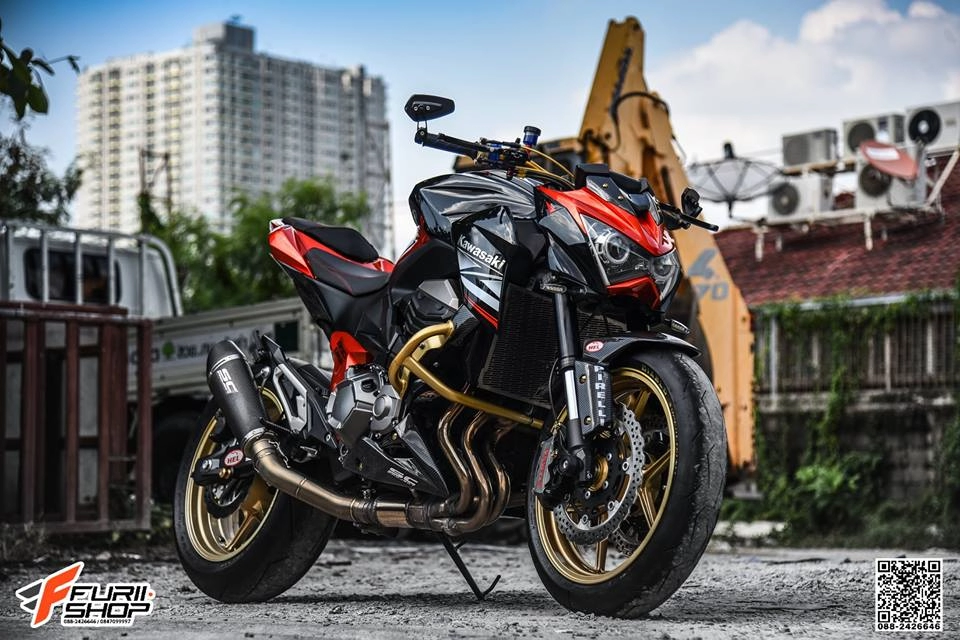 Kawasaki z800 độ hầm hố theo ý tưởng biker thái