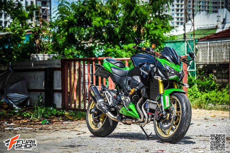 Kawasaki z800 độ táo bạo với góc nhìn cực chất