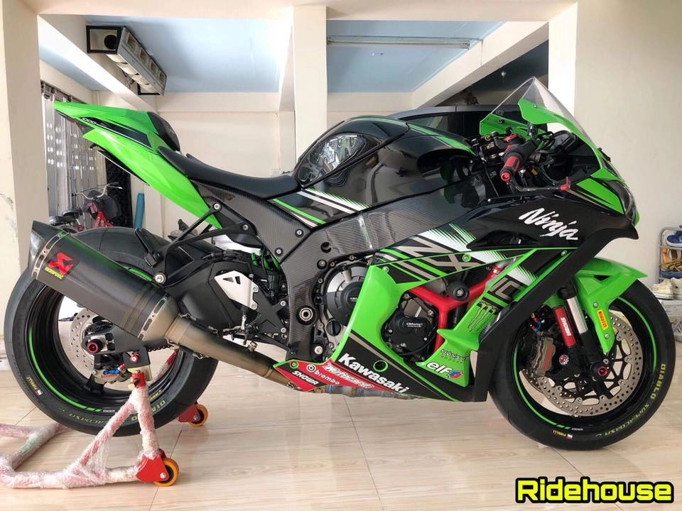 Kawasaki zx-10r bản độ đơn giản cực chất của biker thái