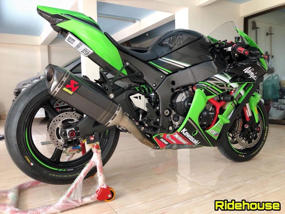 Kawasaki zx-10r bản độ đơn giản cực chất của biker thái