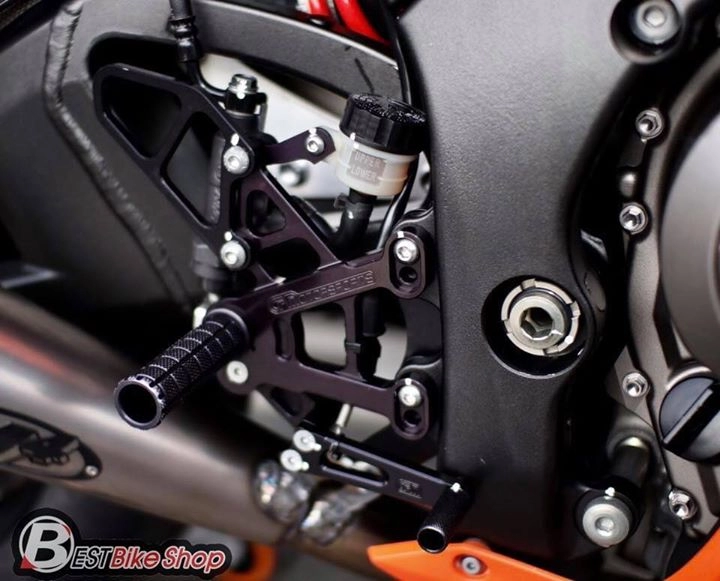 Kawasaki zx 10r cứng cáp trong bản độ cam đen