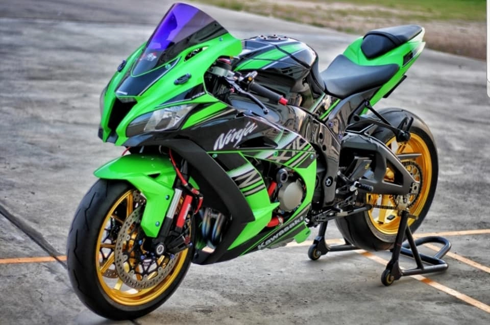 Kawasaki zx-10r độ cực chất trên đất thái