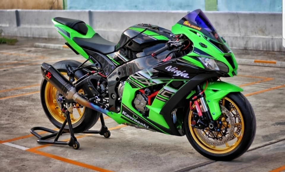 Kawasaki zx-10r độ cực chất trên đất thái