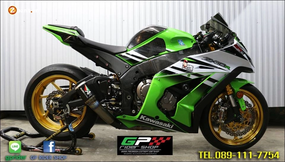 Kawasaki zx-10r độ hoàn thiện đầy mê hoặc cùng option khủng