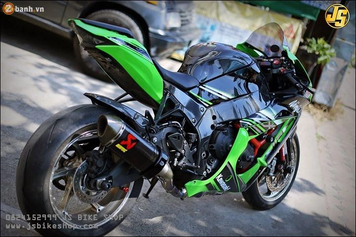 Kawasaki zx-10r sửa đổi nhẹ nhàng đầy tinh tế từ dàn chân marchesini