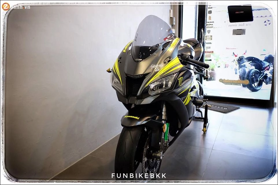 Kawasaki zx-10r vẻ đẹp uy nghi từ superbike hàng đầu giải đua wsbk