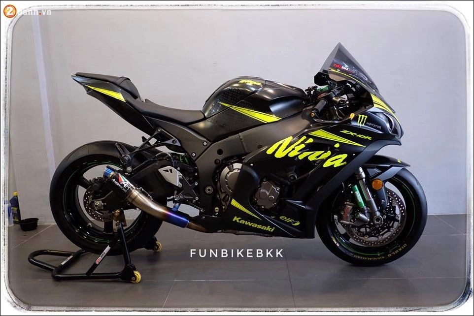 Kawasaki zx-10r vẻ đẹp uy nghi từ superbike hàng đầu giải đua wsbk