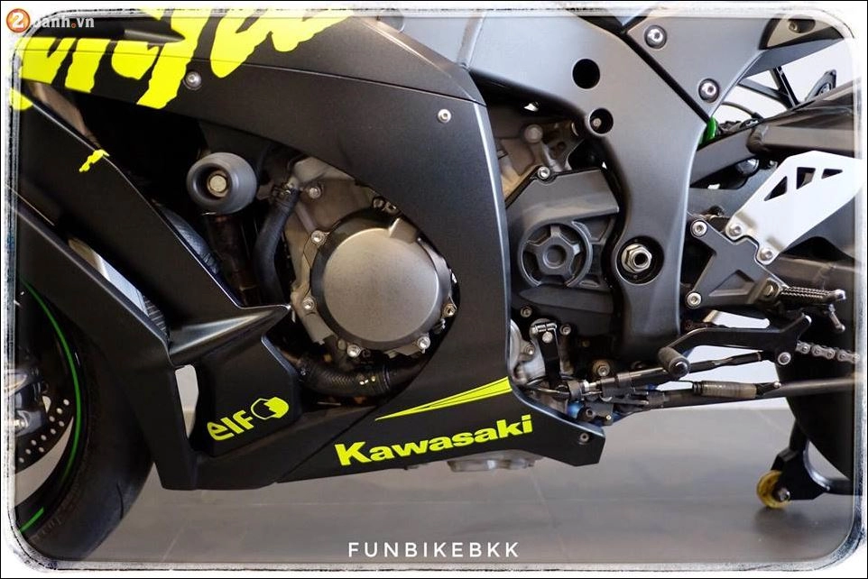 Kawasaki zx-10r vẻ đẹp uy nghi từ superbike hàng đầu giải đua wsbk