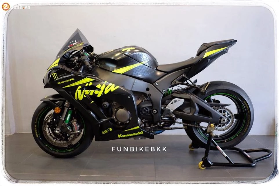 Kawasaki zx-10r vẻ đẹp uy nghi từ superbike hàng đầu giải đua wsbk