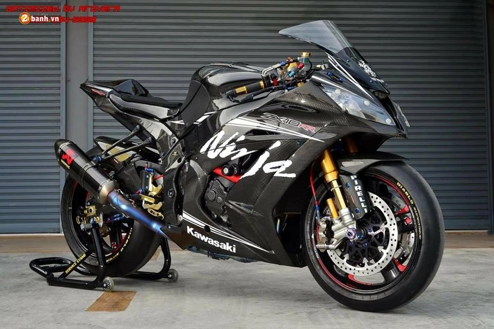 Kawasaki zx-10rr đẹp nhức mắt người xem trong diện mạo full carbon