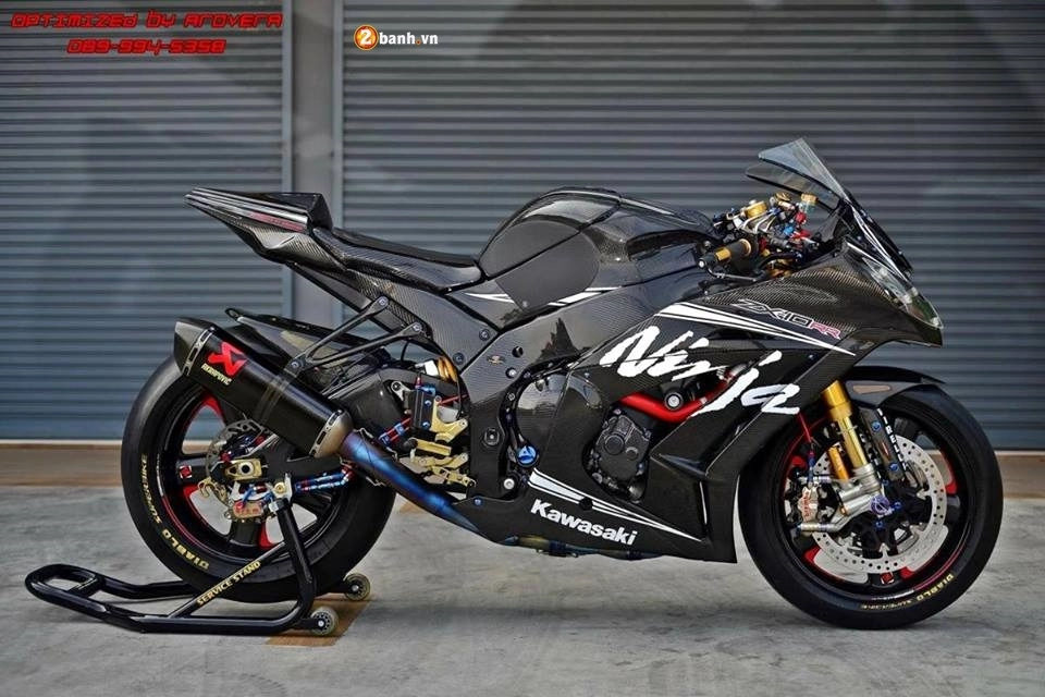 Kawasaki zx-10rr đẹp nhức mắt người xem trong diện mạo full carbon