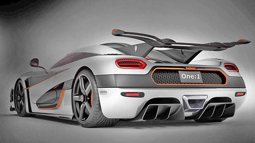 Koenigsegg one1 kẻ đánh bại bugatti veyron lộ mặt