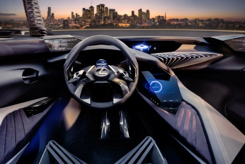 Lexus ux concept có nội thất ba chiều cực chất