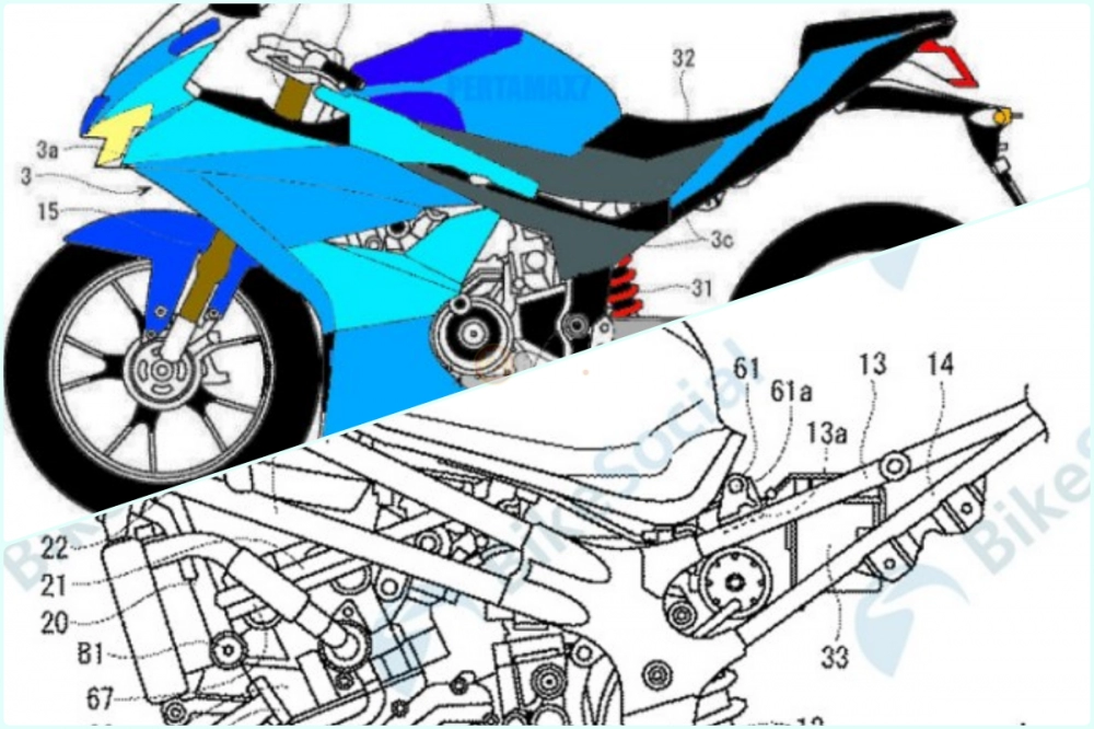 Lộ bảng thiết kế suzuki gsx-r250gsx-r300 trang bị động cơ dohc chuẩn bị ra mắt