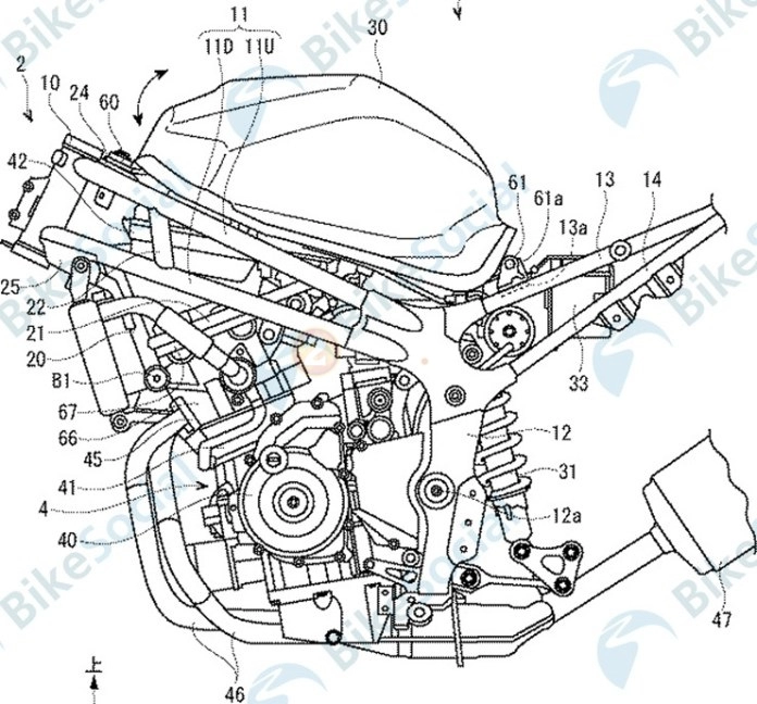 Lộ bảng thiết kế suzuki gsx-r250gsx-r300 trang bị động cơ dohc chuẩn bị ra mắt