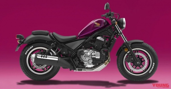 Lộ diện hình ảnh honda rebel 1000 trong năm 2018