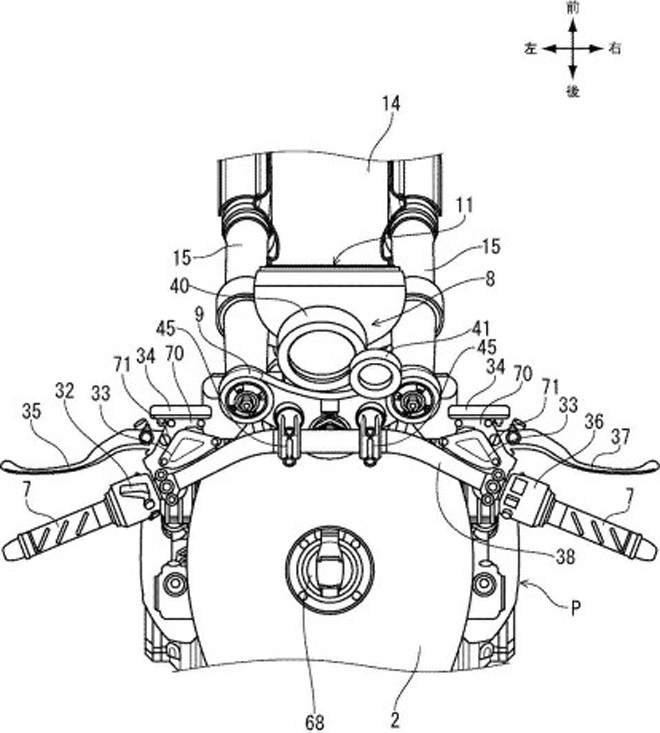 Lộ hình ảnh bằng sáng chế mẫu xe cafe racer mới của honda