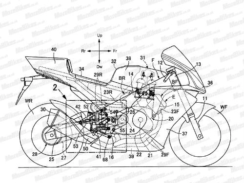 Lộ thiết kế siêu xe honda v4