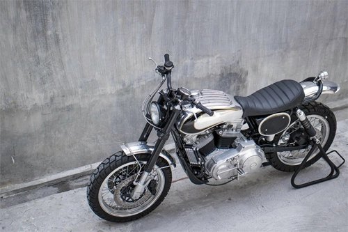  lột xác harley-davidson 883 thành scrambler kiểu mỹ 