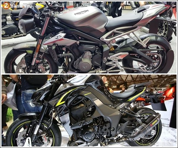 Lựa chọn nào giữa triumph street triple rs và kawasaki z1000 với 430 triệu đồng