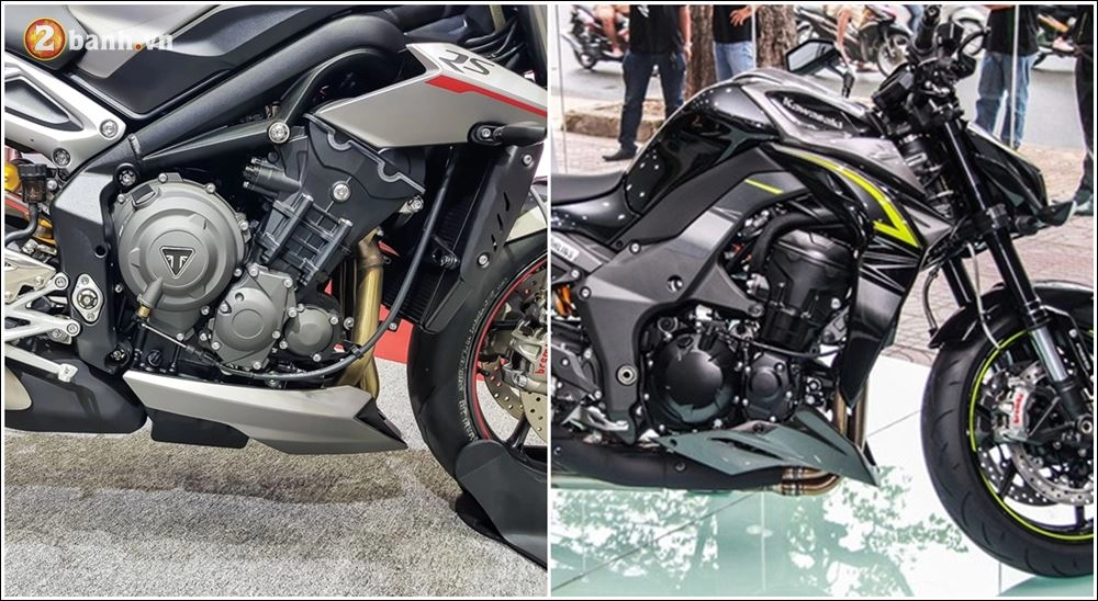 Lựa chọn nào giữa triumph street triple rs và kawasaki z1000 với 430 triệu đồng