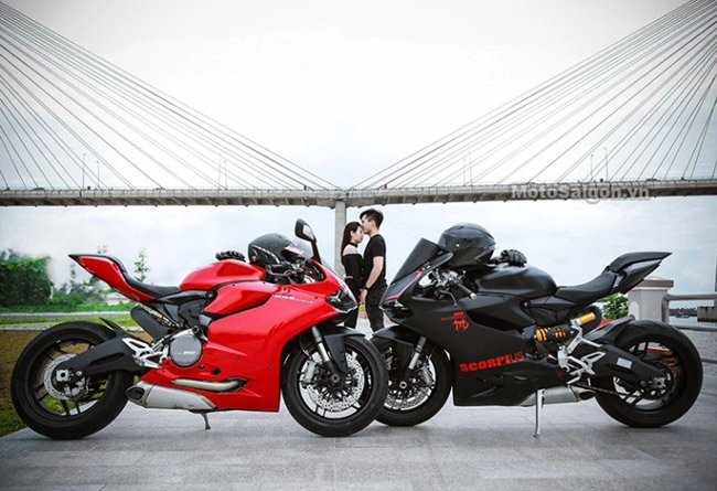 Mãn nhãn với bộ ảnh cưới cùng cặp đôi ducati panigale 899