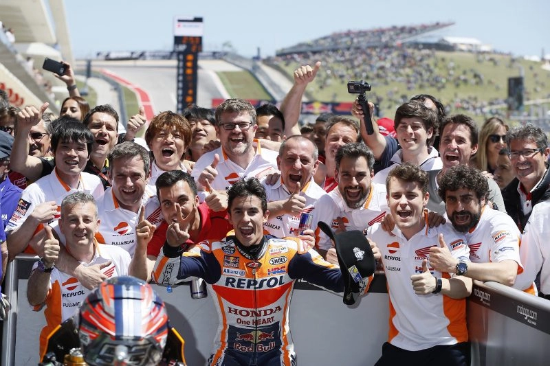 Marc marquez lên ngôi tại chặng 3 giải đua motogp 2017