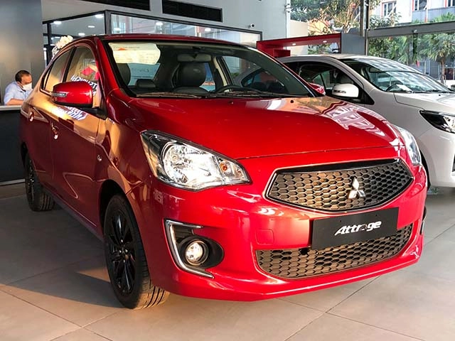 Mitsubishi giam gia 35 triêu đông cho dong xe mirage at tai việt nam