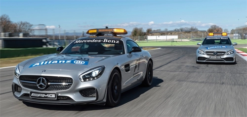  mercedes amg gt s dẫn đoàn ở f1 