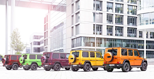  mercedes g-class sặc sỡ 