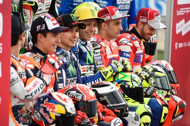 Motogp 2016 và chuyện ba người giữa jorge lorenzo valentino rossi và marc marquez