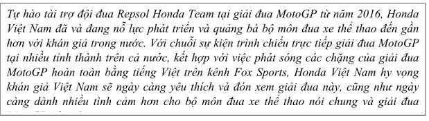 Motogp 2017 chặng 18 chiến thắng áp đảo của repsol honda team và danh hiệu cho nhà sản xuất của năm