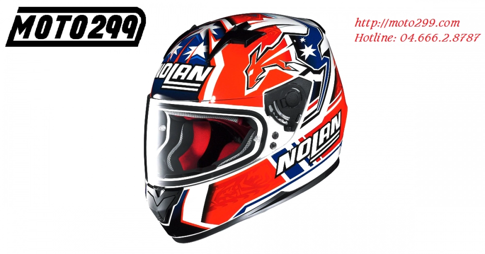 motorush299 mũ bảo hiểm nolan n64 stoner - vinh danh casey stoner - nhà vô địch motogp